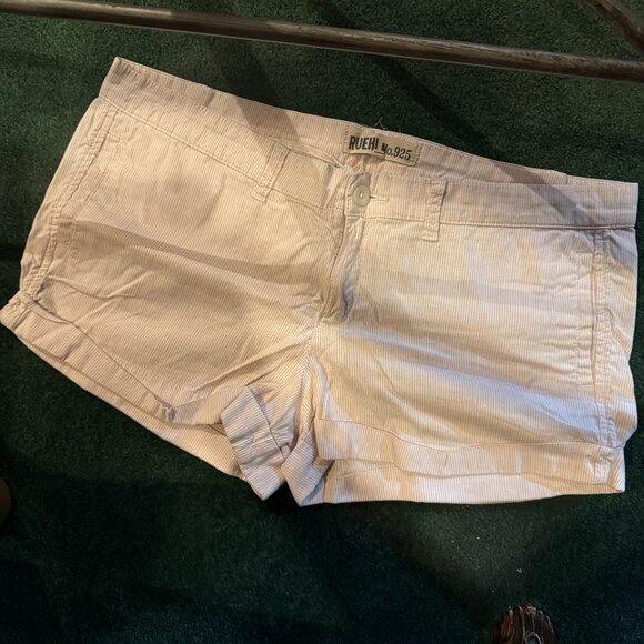 Ruehl No.925 Pants - RARE Ruehl No. 925 Seersucker Striped Cotton Shorts – Size 12